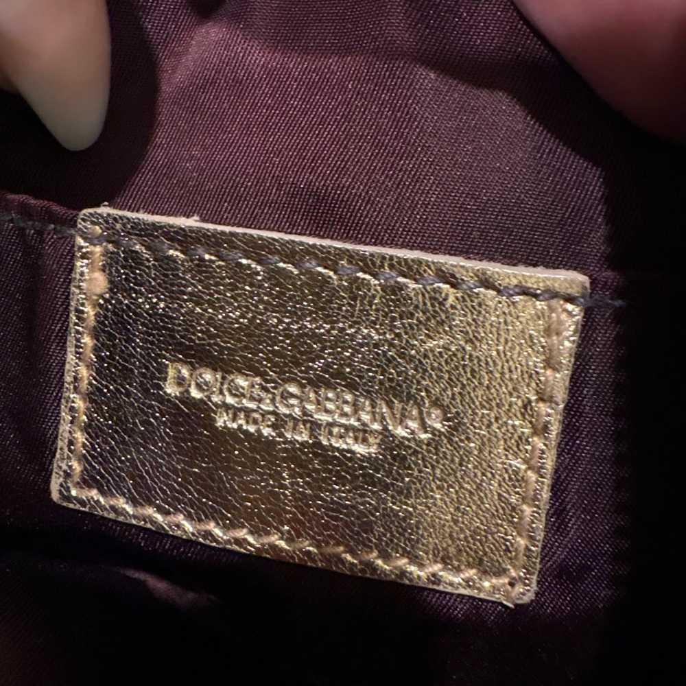 Dolce & Gabbana Metallic Gold Label